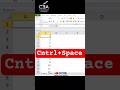 Select column in excel #excel #exceltips #exceltricks #shorts #shortsfeed
