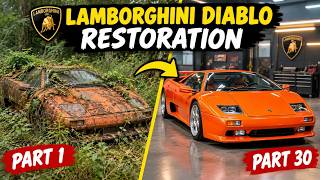 Abandoned Lamborghini Diablo Brought Back to Life! 😱🔥 | Full Restoration