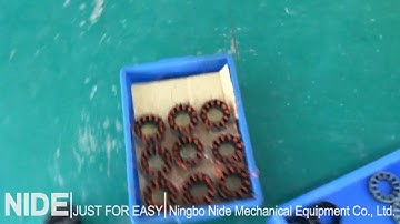 NIDE Double stations BLDC motor stator winding machine