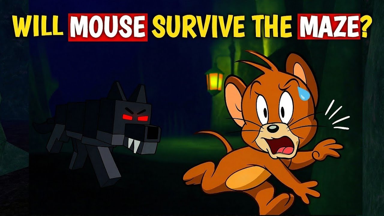Джерри Маус пытался сбежать из лабиринта НОВОГО ОБНОВЛЕНИЯ в Roblox 99 Nights in the Forest