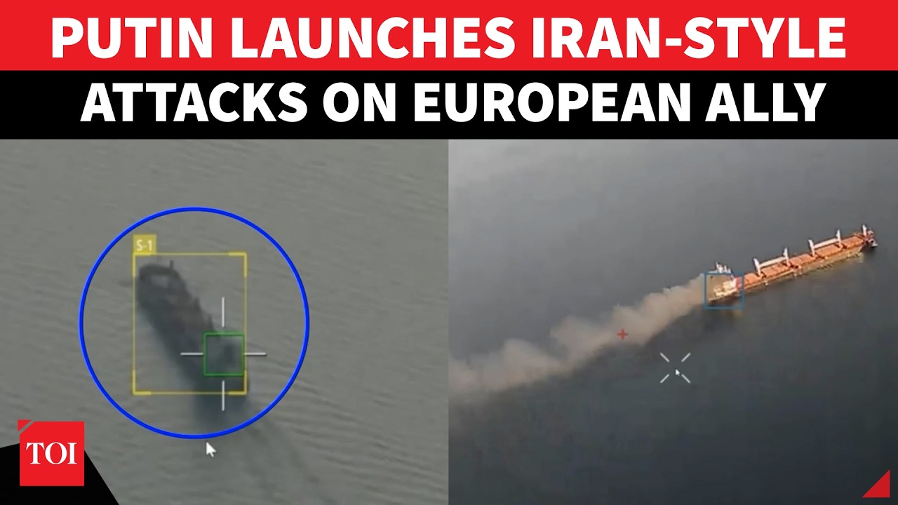 On Putin’s Orders, Russia Launches Iran-Style Naval Attacks On European Ally, Bombards Ships | WATCH