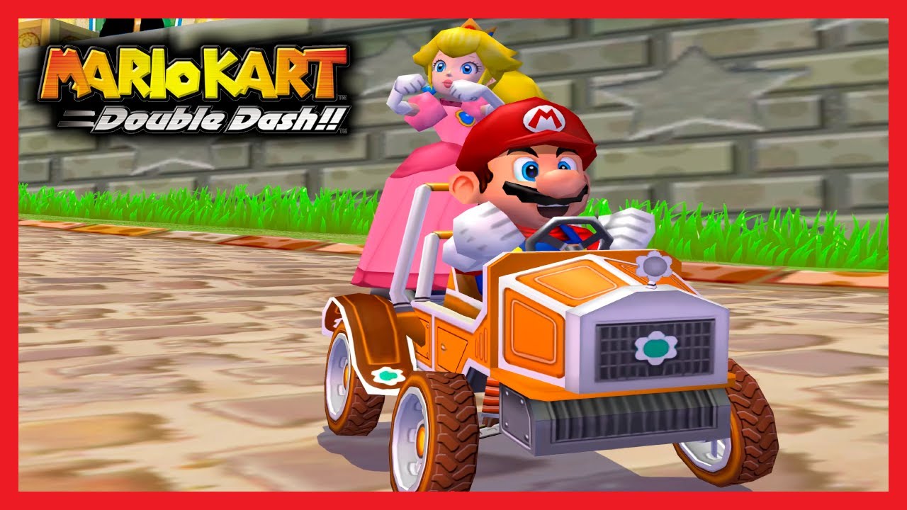 MARIO KART DOUBLE DASH!! - Mario and Peach Gameplay (gamecube)