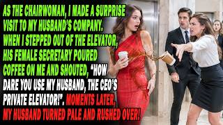 I Visited My Husband's Firm. Suddenly Secretary Threw Coffee: How Dare You Use My Husband's Lift!