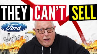 Jeep, Ram, Chevy & Ford Can't Lower Prices FAST ENOUGH