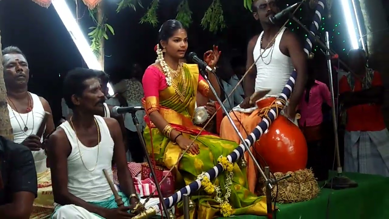 சுப்பையாபுரம் சிவ சுடலை மாடன் கோவில்யில் சிறுமி மாதவி வில்லு