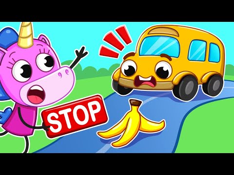 ¡Reglas del autobús escolar! Aprende seguridad y abróchate el cinturón 🚌📖 | La Pequeña Mimi🦄🦄