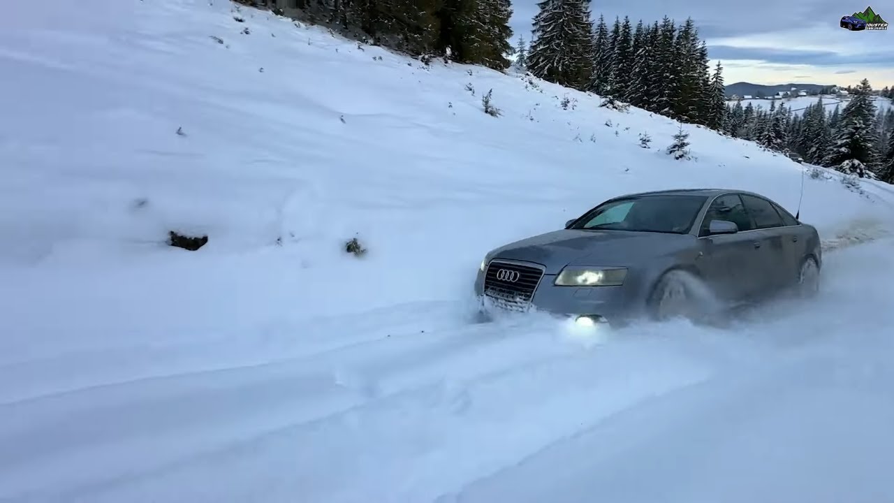 Audi A6 3.0 Quattro in Snow Off Road Test