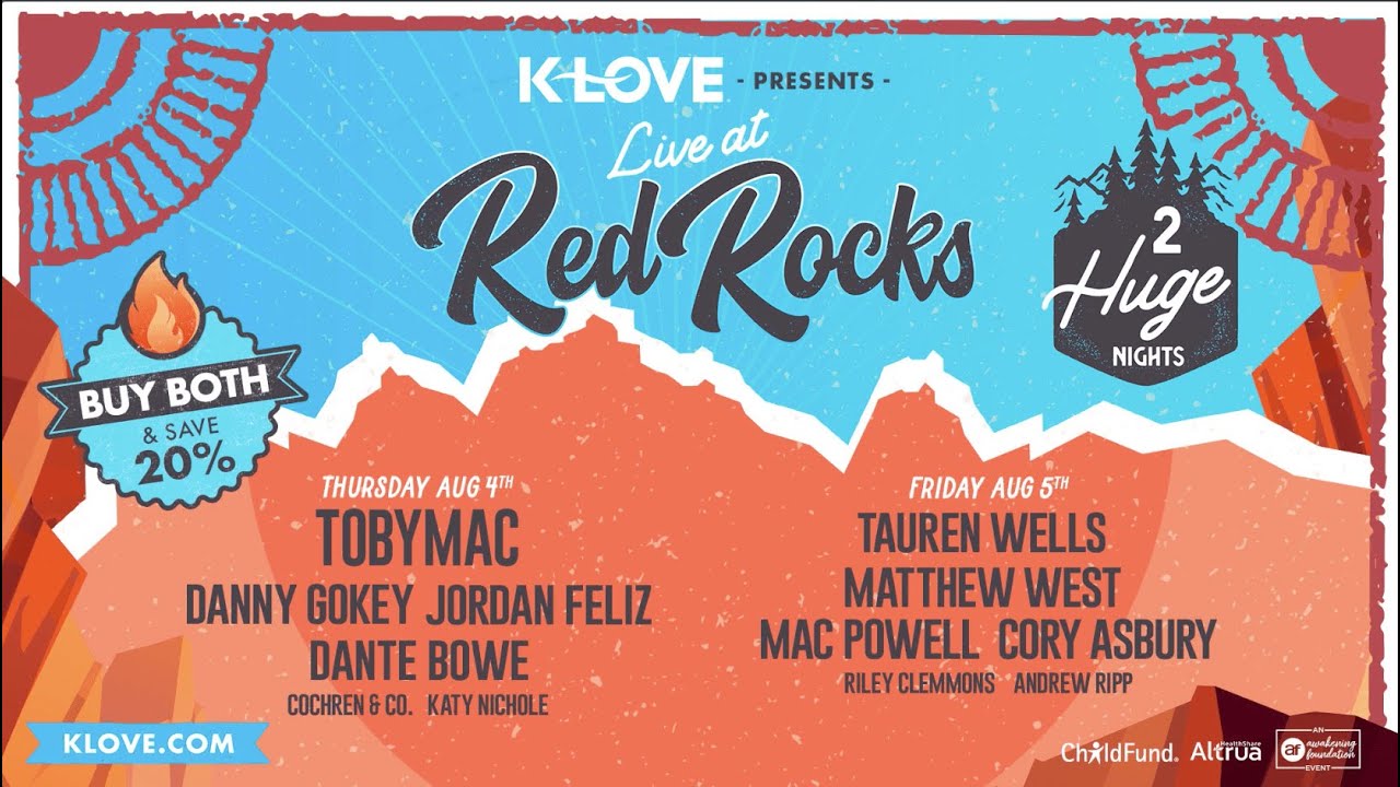 KLOVE Red Rocks 2022 YouTube