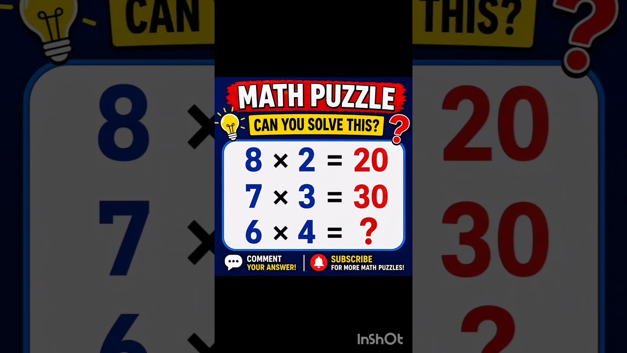 🧩 Only 1% Can Solve This Math Puzzle! 😱Can You Find the Missing Number? 🤔