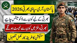Pakistan Army Soldier Jobs 2026 Apply Online | How to Apply for Pak Army Soldier 2026