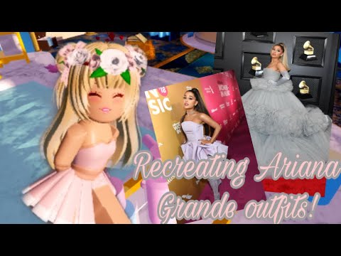 RECREATING ARIANA GRANDE OUTFITS LOOKS IN ROBLOX ROYALE HIGH YouTube Hqdefault 
