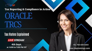 LIVE Webinar: Oracle TRCS – Understanding & Managing Tax Rates