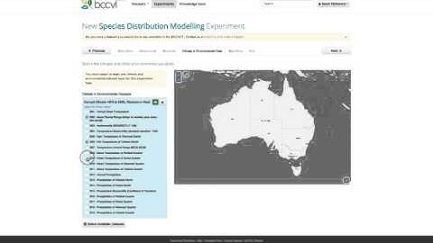 BCCVL How-to: Species Distribution Model