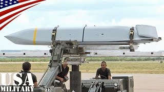 AGM-158 JASSM 巡航ミサイル取付作業・B-1B爆撃機 - AGM-158 JASSM Cruise Missile Loading - B-1B Bomber