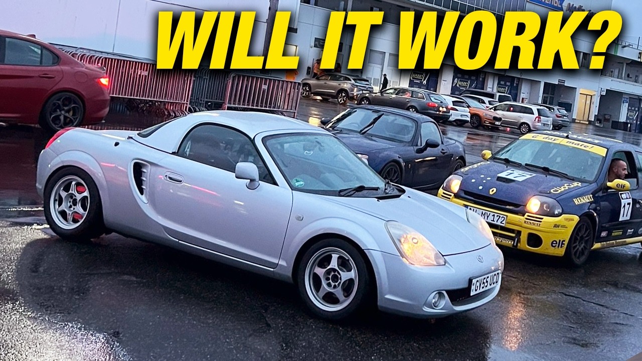 Ремонтирую свой MR2 в Германии… А потом тестирую его под дождем.