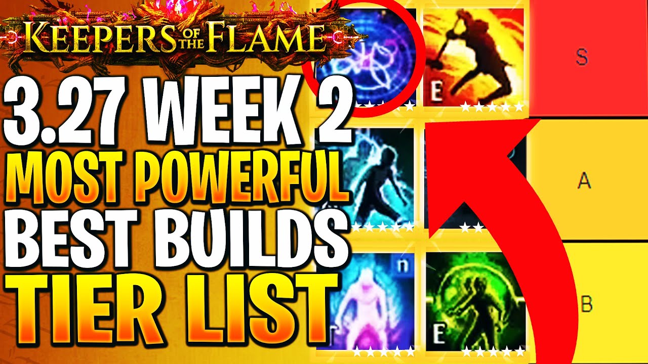 Список уровней сборок POE 3.27 после второй недели! Новые рейтинги для всех сборок