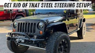 JEEP JKU Steering Upgrade  Improve Your OffRoad Experience
