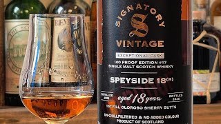 Signatory Macallan 18 Year Old 100 Proof, 57.1% - Whisky Wednesday
