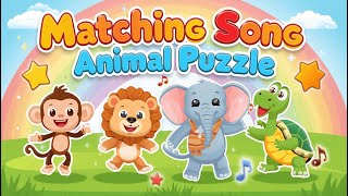 Matching Song | Animal Puzzle screenshot 4