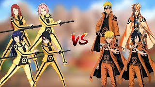 Naruto 🆚 Hinata || Sasuke 🆚 Sarada || Kushina 🆚 Minato || Sarada 🆚 Boruto || #naruto #hinata #sasuke