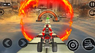 Racing Quad Bike Moto Stunt : ATV Impossible Track - Android GampePlay On PC screenshot 2