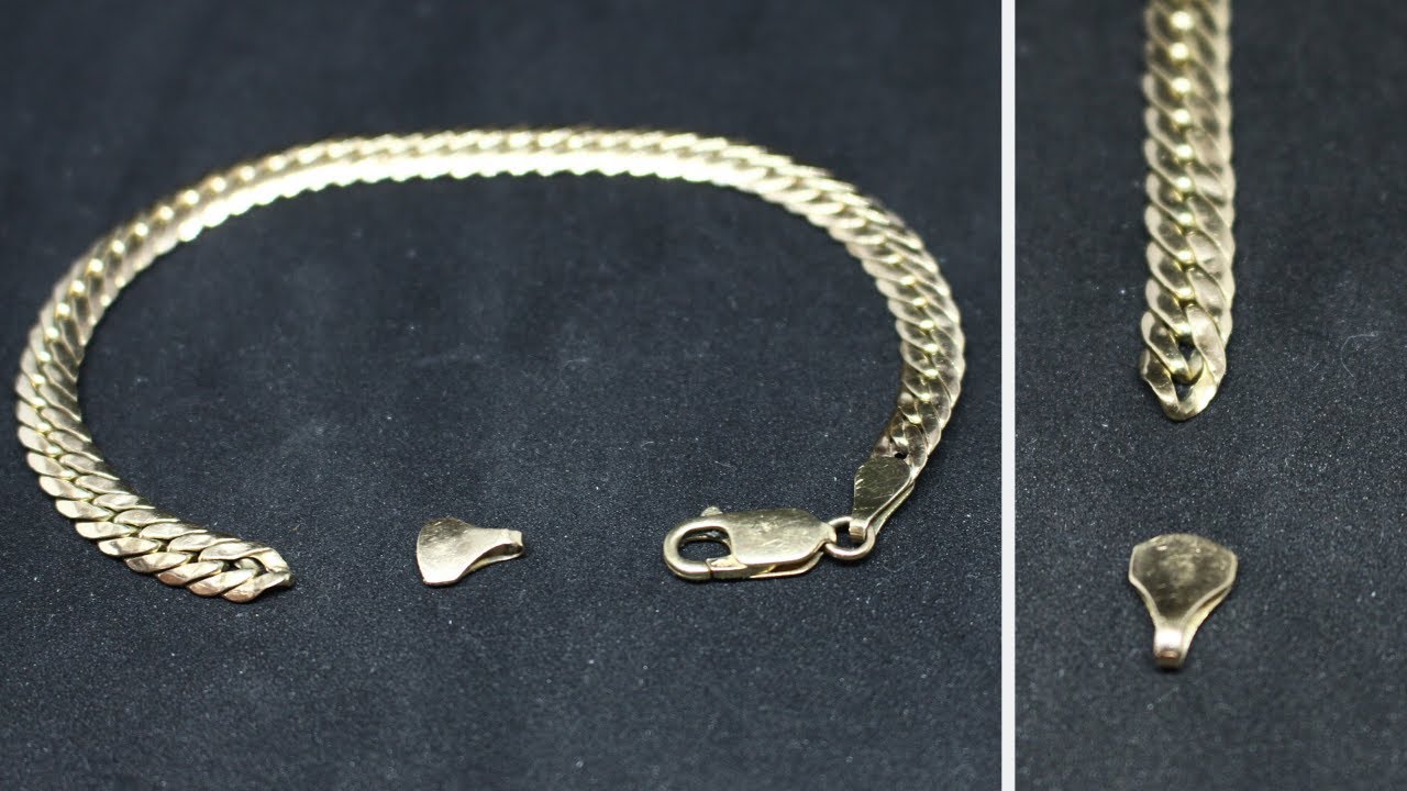 REPAIRING A 9ct GOLD BRACELET YouTube