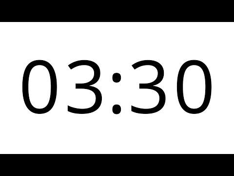 3:30 Minute Countdown Timer | A Classical Classroom