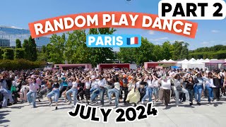 RANDOM PLAY DANCE - JULY 2024 @ K-STREET FESTIVAL - PARIS, FRANCE DAY 2 PART 2 🇫🇷💕 [KPOP IN PUBLIC]