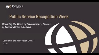 Public Service Recognition Week