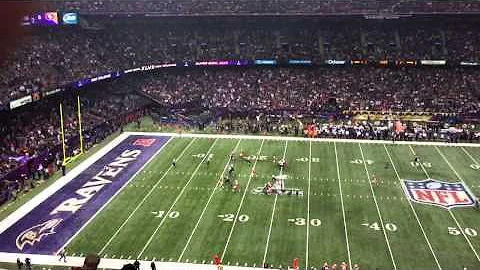 Jacoby Jones 108-yard kickoff return Super Bowl 47
