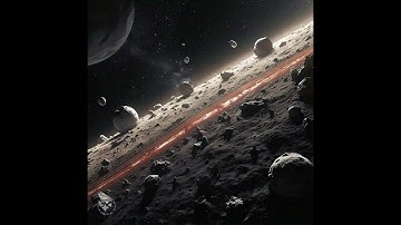 The Asteroid Belt between Mars and Jupiter