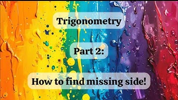 Part 2: Trigonometry: SOH CAH TOA… how to find missing side #maths #gcse #mathproblem #london