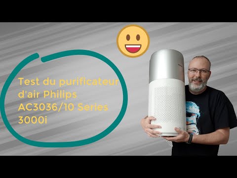 Test du purificateur d'air Philips AC3036 10 Series 3000i