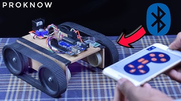 DIY Arduino Based Bluetooth Controlled Robot At Home