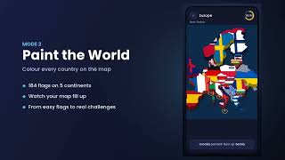 Flag Painter – Paint & Quiz: every game mode in 2 minutes 🎨🌍 screenshot 2