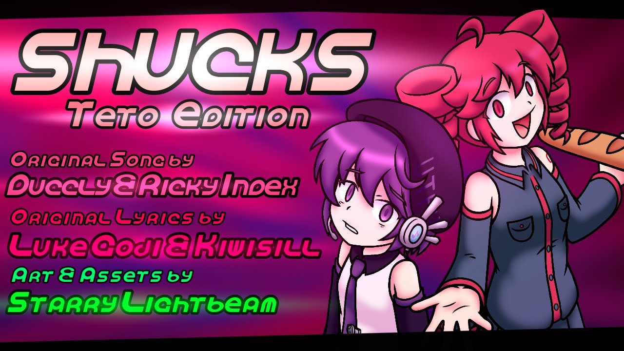 SHUCKS! Kasane Teto Edition ft. Utane Uta & Yokune Ruko (Jeffy's Infinite Irida SynthV/UTAU Cover)