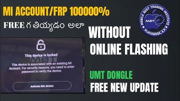 mi account mi frp free unlock