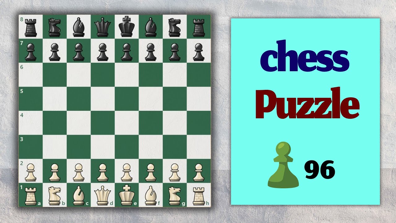 🧩 Chess puzzle (96) / YouTube