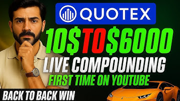 Quotex sureshot Strategy | 10$ To 5000$ 🔥| Quotex Compounding Strategy | Quotex Bug Trick
