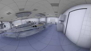 Commercial kitchen VR Test injected