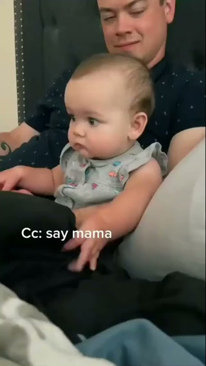 The baby says Dada instead of Mama