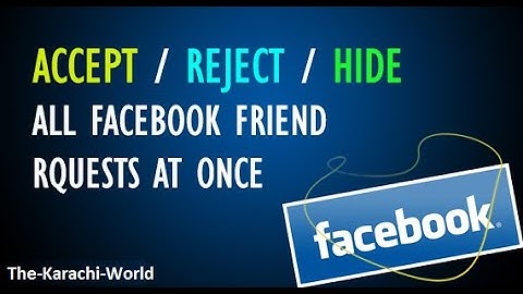 Accept all friends request in one click in Android | All request  accept in one Click