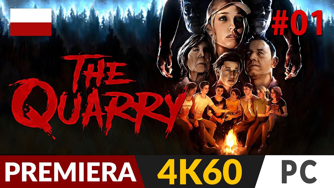 The Quarry PL ⛺️ #1 - odc.1 ⚰️ Interaktywny serial od twórców Until Dawn | Gameplay po polsku 4K