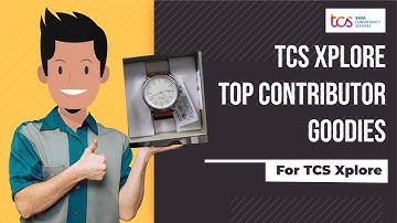 TCS Xplore Top Contributors Goodies 2022 | Ascend Certification | Goodies from TCS | TCS 50 Watch