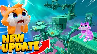 How to Get to the ONLY UP Map in I Am Cat VR! (NEW MULTIPLAYER UPDATE)