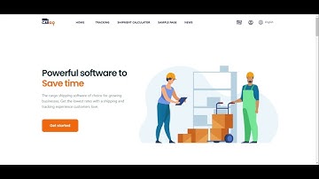 CargoPro Courier shipping Website - With Goods Tracking System