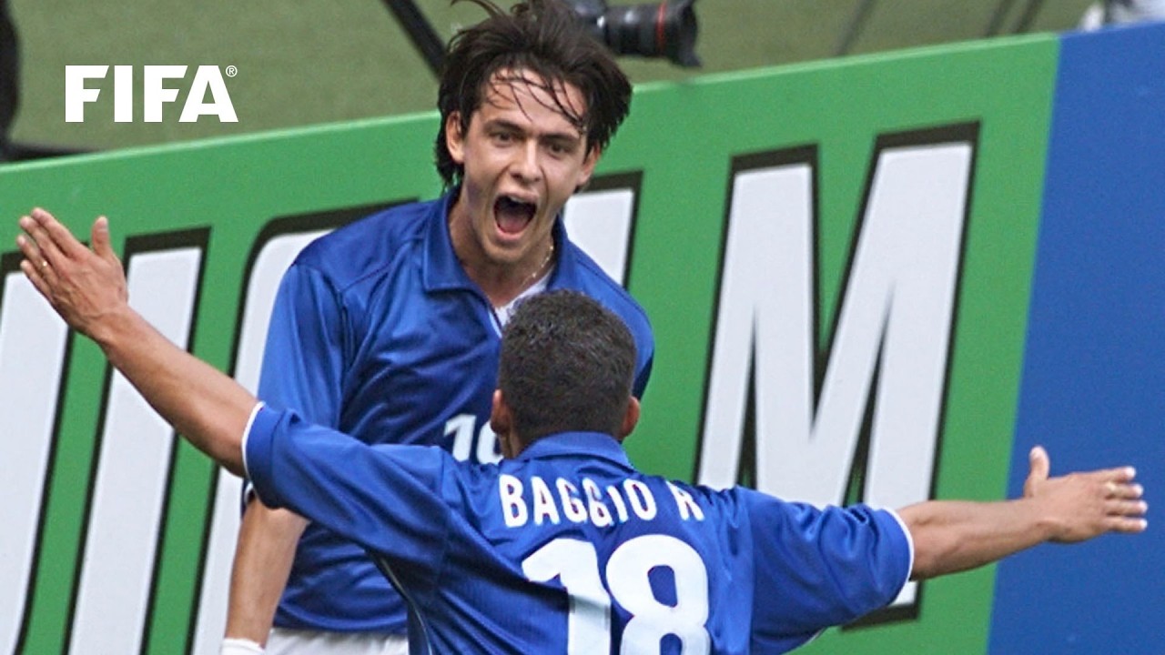 1998 FIFA World Cup | Every Italy Goal - YouTube