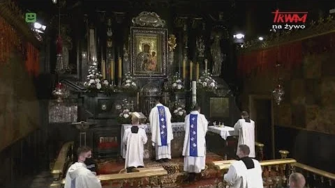 Msza święta z kaplicy Cudownego Obrazu Matki Bożej Częstochowskiej na Jasnej Górze 12.12.2020