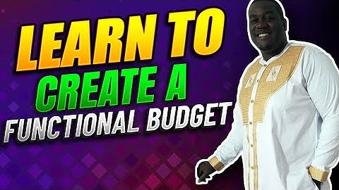 Learn to Create A Functional Budget #creditrepair #budget