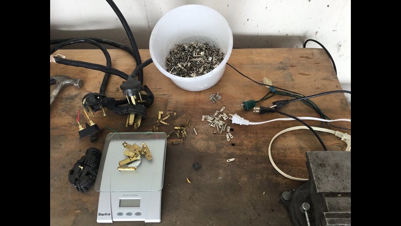 Scrapping plug ends for the brass. Is it worth it? Some tips and tricks